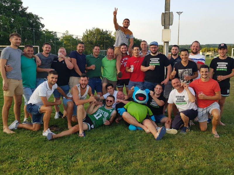 ScBriatexte apres sa 1ere victoire 20 à 18 face au cœur de lomagne