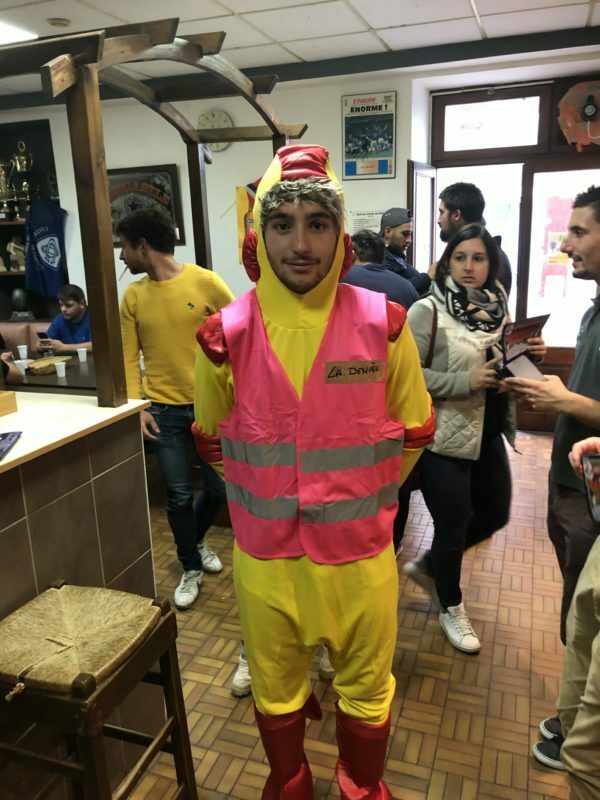 Le cagolin du week end pour le RC Rougier Sébastien Nouvel pour avoir manqué une demie douzaine de plaquages son surnom « la porte de saloon »