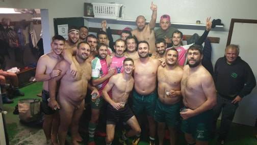 Les dieux du stade de la barguillere, première victoire en 5 match 17 à 10 contre Auterive