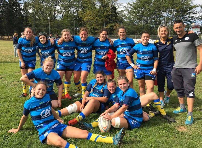 Pour leur premier match, nos Flèches de mureviel Thézan s’imposent contre le RC Vauvert sur un score de 27 à 12