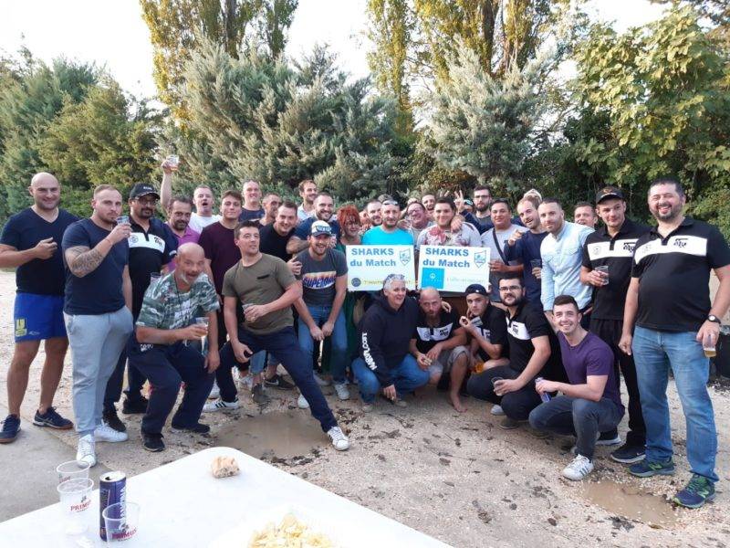 Une belle 6ème victoire pour les SHARKS sur le terrain de St Quentin 48 à 3.