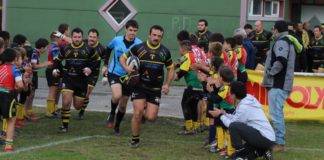 arize haie d'honneur par les jeunes de l'école de rugby
