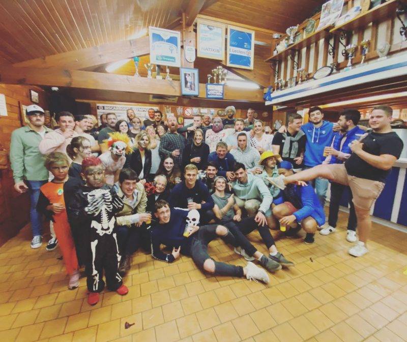 pas de Rugby ce we à Biscarrosse mais une super soirée Halloween organisée par les joueurs