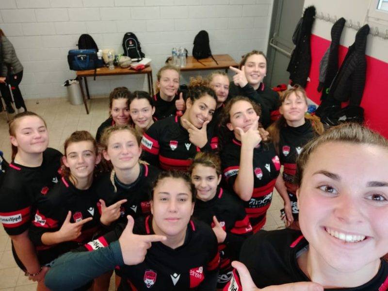 L'équipe cadettes à X de lyon a remporté ses deux matchs 44 5 contre RC St Four et 19 17 contre Clermont la plaine.