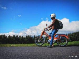 pilat mobylette max leszed roadtrip