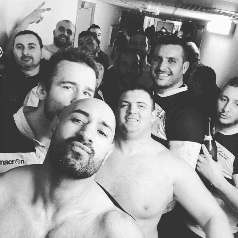 Selfie Victoire Olympique marquois contre plaisir