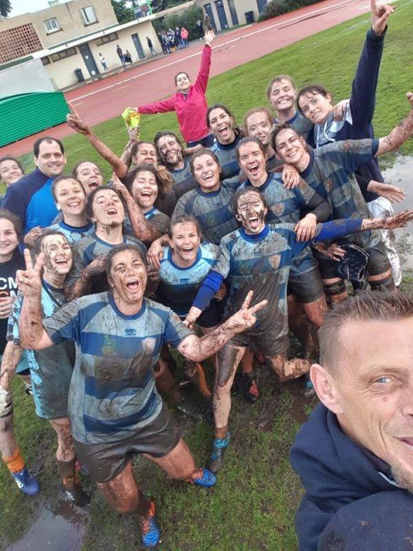 Selfie victoire boueuse contre le Balma olympique sur le score de 24 0 à Marseille