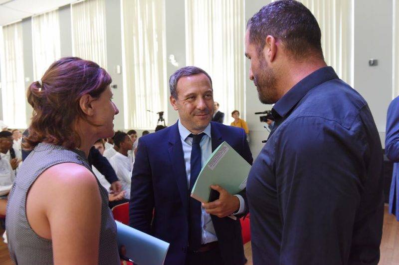 Roxana Maracineanu, Ministre des Sports et Adrien Taquet, Secrétaire d'Etat chargé de la protection de l'enfance