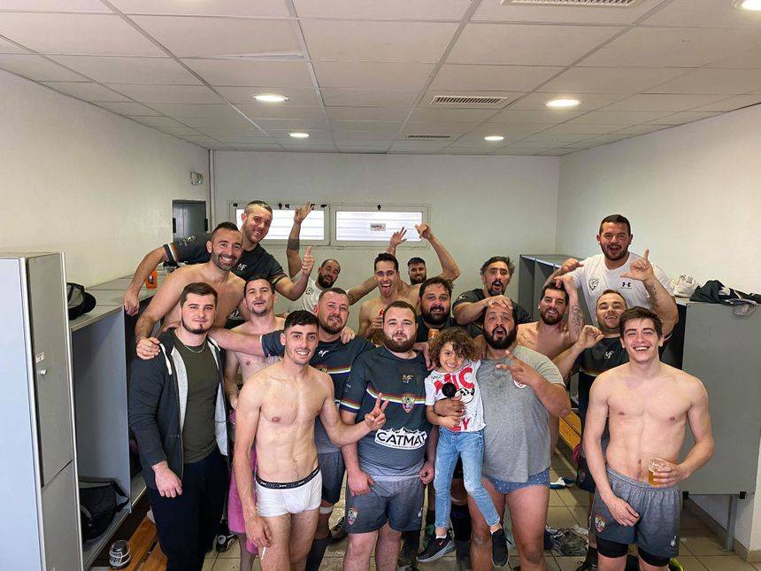 Victoire du RCFPO Rugby club féminin du pays D’olmes à l'estérieur et chez tonton