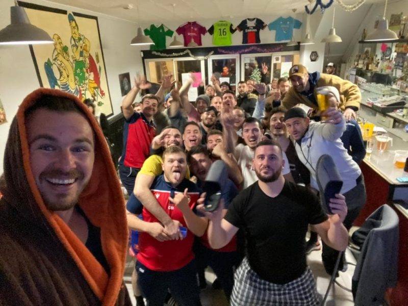 Victoire de la B et de la première de servian avec le BO contre thuir Theme pyjama