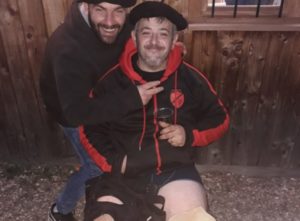 Vincent capitaine du Brulhois talon blessé sur un regroupement contre septfonds
