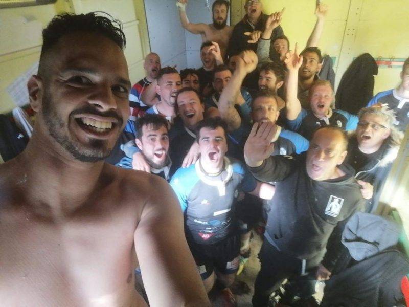Selfie et vidéo de la victoire bonifiée du Tac à Roquettes
