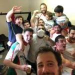 Selfie victoire de l’équipe réserve du Rugby Club Palaisien après sa victoire face à Payzac