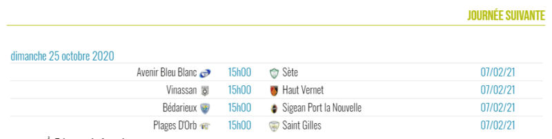 HON P1 JOURNEE SUIVANTE