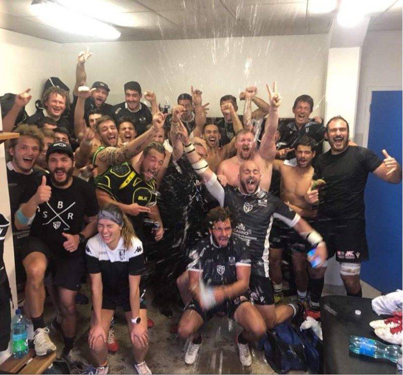 Le stade Bagnérais rugby, a fait un bon coup a Anglet, victoire 10 à 14 signé pepeye