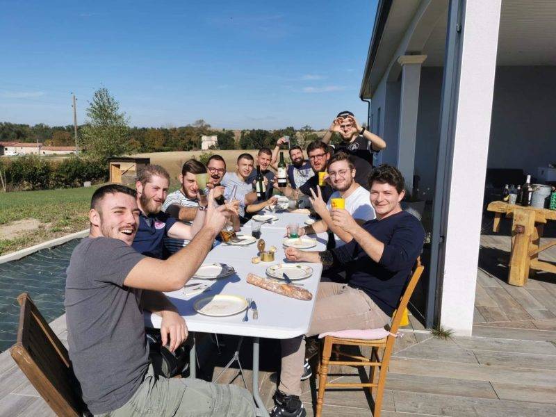 Malgré le forfait du Bas Armagnac Rugby Club ce week end l’équipe réserve du RC lomagne fête la victoire à 5 points