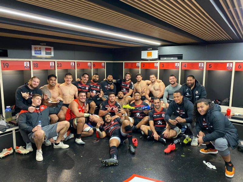 Selfie avants du stade