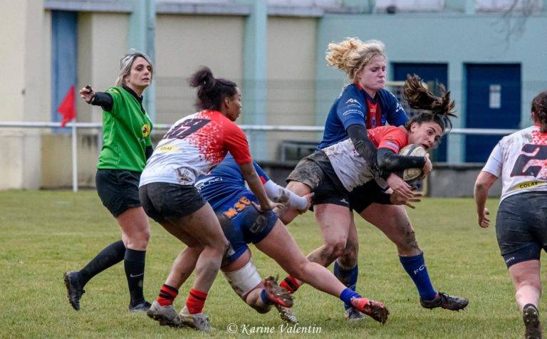 Une victoire bonifiée, couplée à un mauvais résultat du Stade Bordelais, enverrait Bobigny en play-off (crédit photo Karine Valentin)