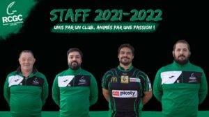 Le staff Guéretois est reconduit pour la saison 2021-2022 (crédit RCGC)