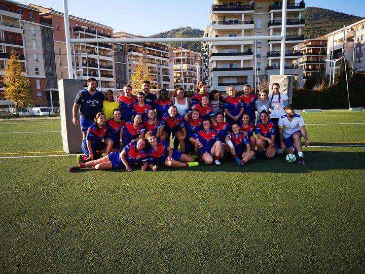 Victoire de Béziers contre Toulon en Fédérale 1 féminine, avec une pensée pour leur 3ème ligne Mouli sortie blessée à la cheville