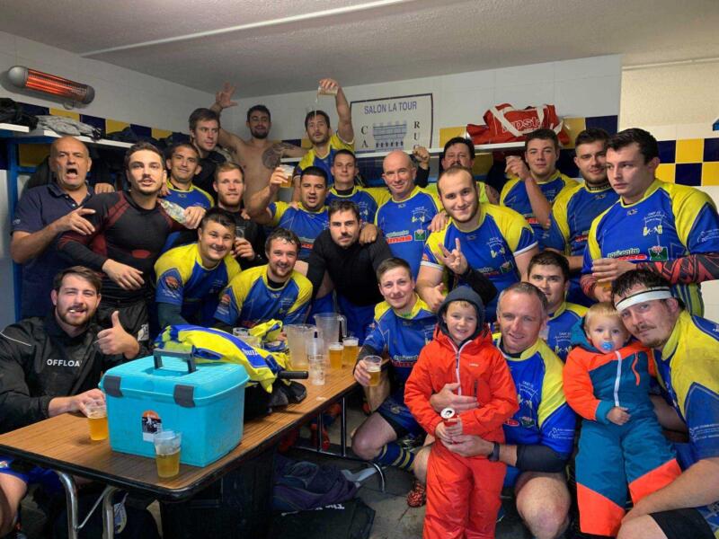 Victoire du CA Salon La Tour Corrèze 18 à 11 face au CA Saint Aulaire Corrèze aussi R2 Nouvelle Aquitaine
