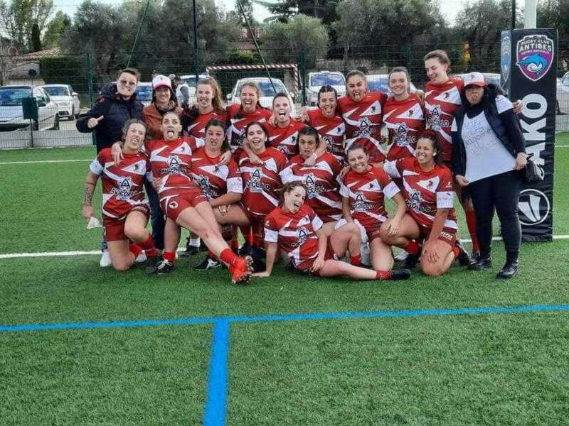 Pour leur premier match de la saison, nos dragonnes s’imposent sur le score de 78 0 contre les féminines du rugby club Antibes Sophia antipolis.