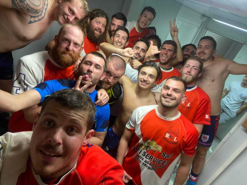 Rugby cœur de lomagne réservé 2 eme série, victoire sur le premier puis le second de poule
