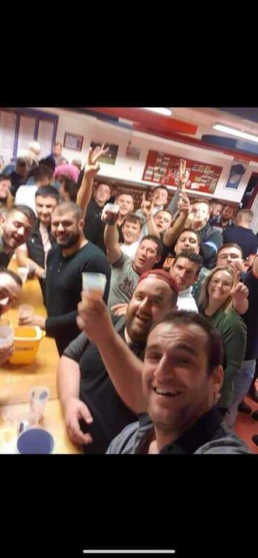 Selfie de la double victoire d'autun 33 12 de la B et 10 5 de la A contre Champagnole en Honneur Bourgogne Franche Comté