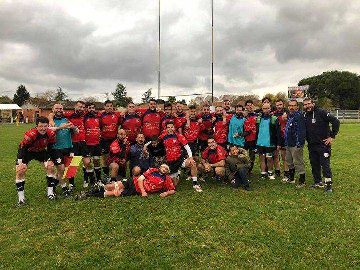 Victoire de l’équipe réserve de cazères le fousseret à trie sur baise 18 à 17