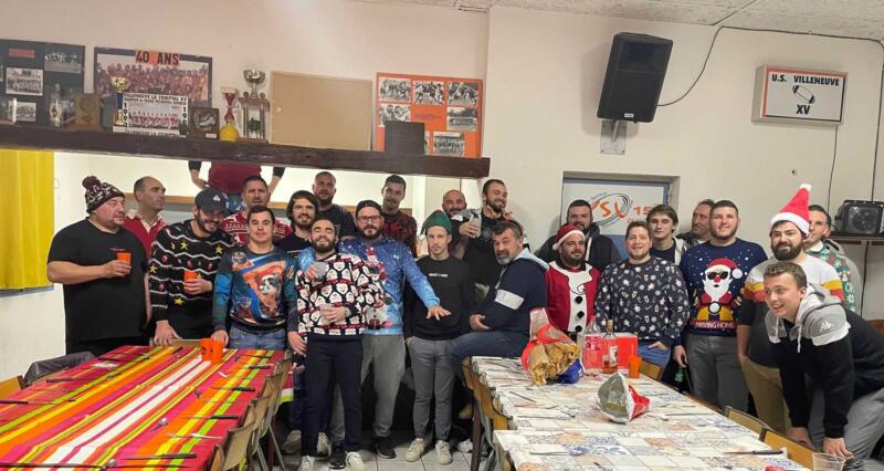 Soirée noel pour le RCV XV Villeneuve la comptal