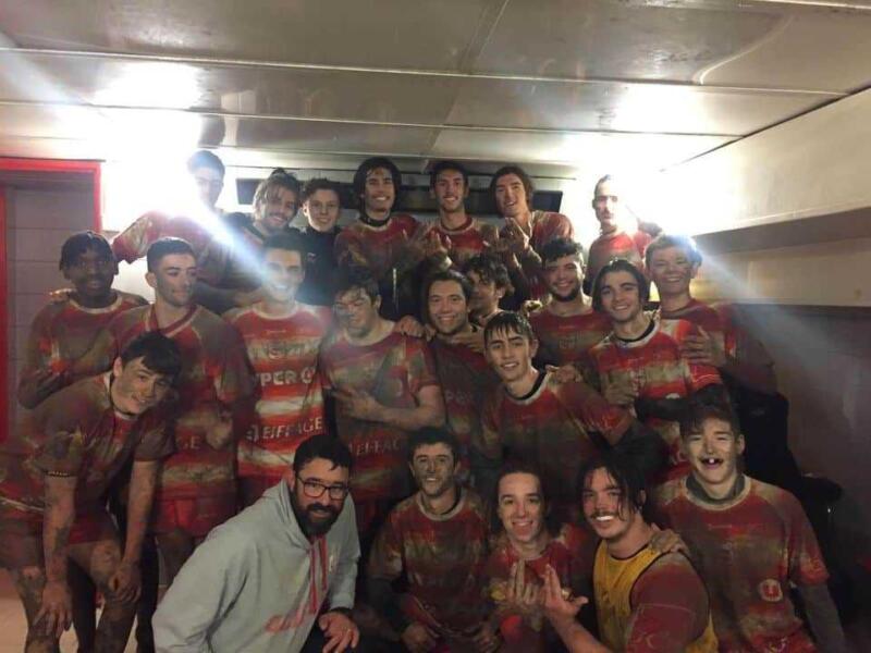 juniors de Villefranche de lauragais victorieux à domicile 23à 10 contre Grenade