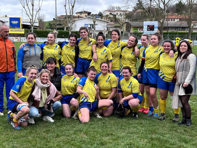Match gagné 34 7 contre Masseube pour l'USM féminin