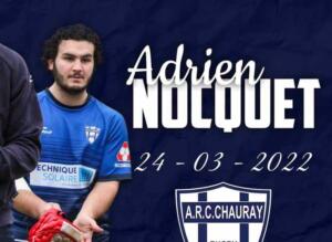 l'ARC pleure Adrien