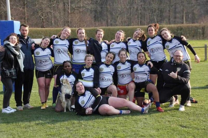 Large victoire de l'Union Hainaut Rugby Féminin, toujours invaincue, face à Maubeuge,