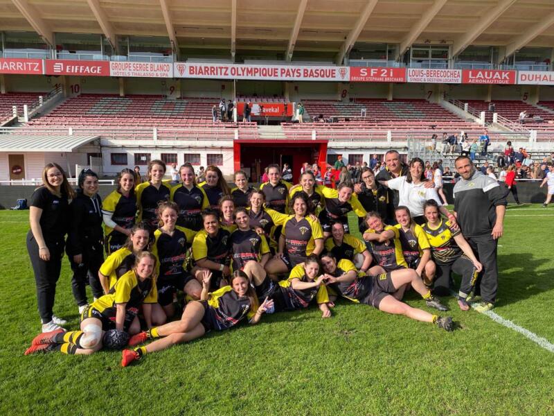 Les Mushunets sont honorées d’avoir joué sur la pelouse d’Aguilera. Elles s’inclinent malgré tout face à Biarritz.