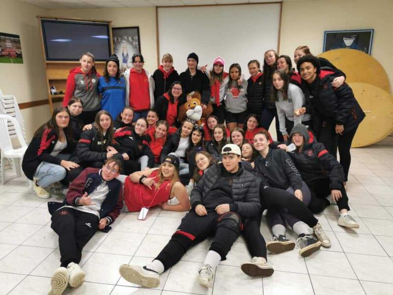 À Gaillac les Rambailleuses cadettes s'inclinent sur la dernière action 14 à 13 Très belle réception des dirigeantes locales.