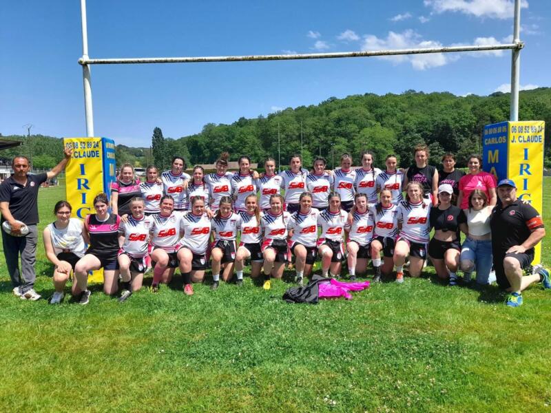 Les cadettes de l'union rugby féminine de l adour (URFA) qualifiées pour les demies du championant de France
