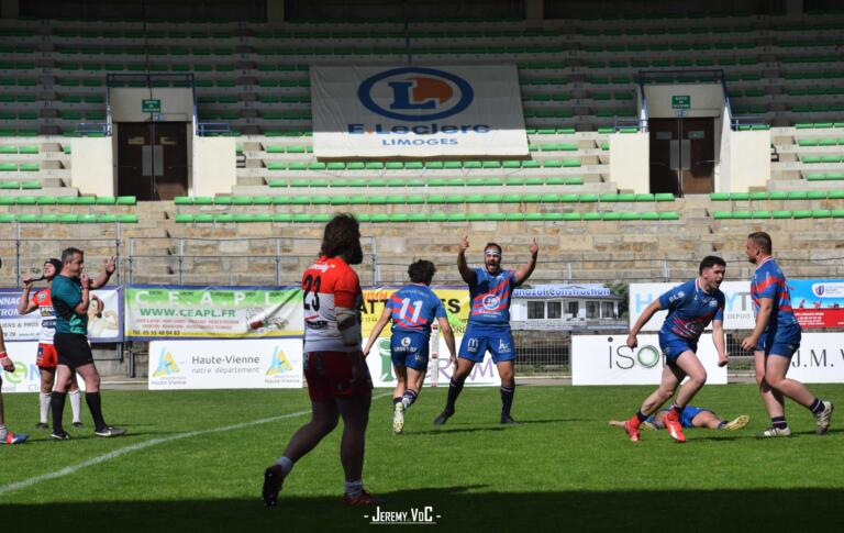 La joie limougeaude contraste avec la tristesse mauléonnaise après la pénalité de Soto (crédit photo Jeremy VdC)