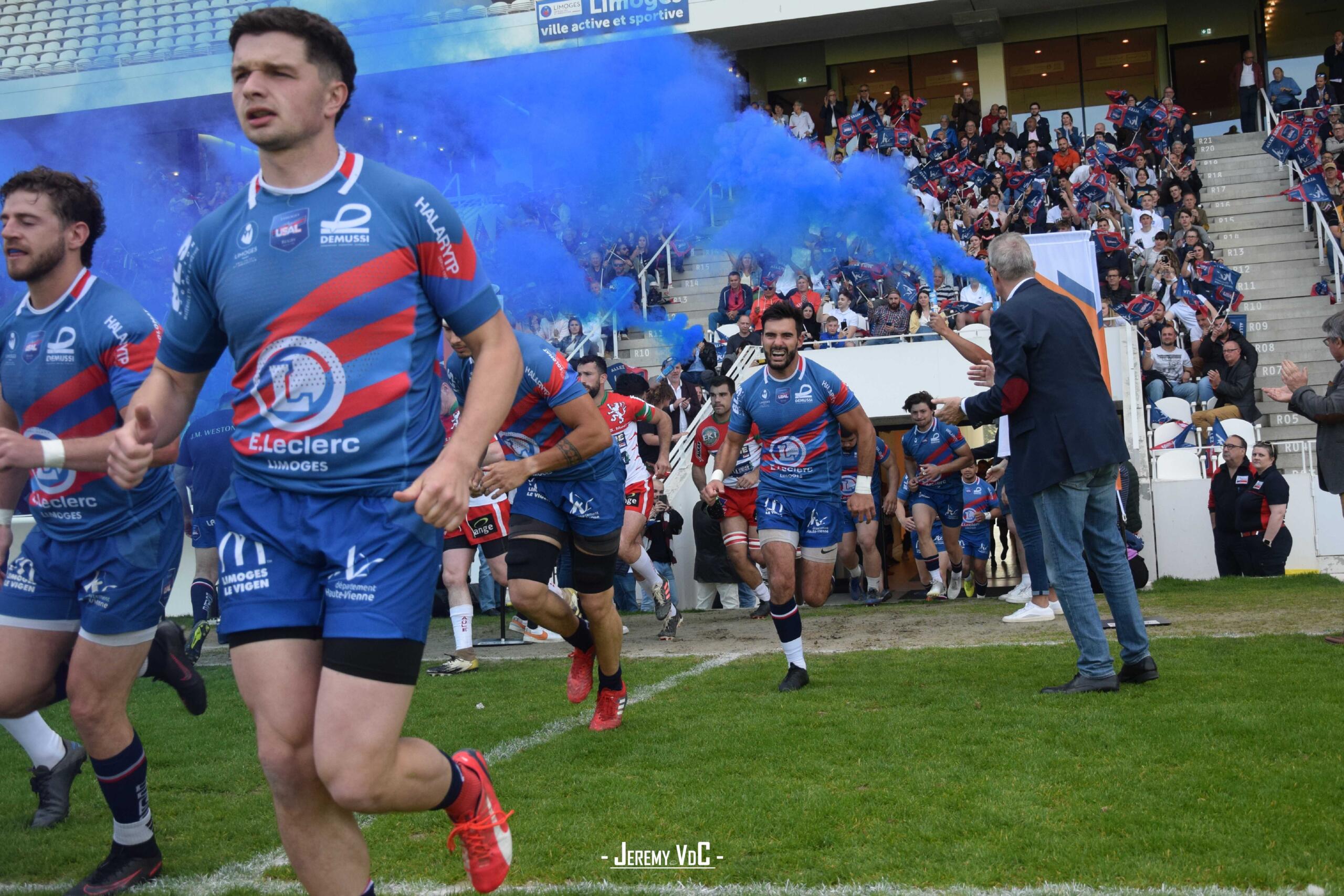 Limoges avait les crocs lors de l'entrée sur le terrain (crédit photo Jeremy VdC)