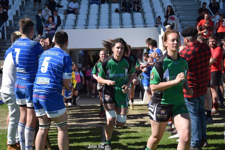 Le RC des Monts jouait sa finale à Biscarrosse contre le RC Béarnais (crédit photo Jeremy VdC)