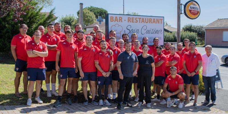 Tyrosse repas d'avant match avant la victoire contre le bassin d'arcachon