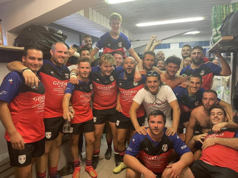 ictoire de l’équipe réserve de Cazères 41 à 8 contre Juillan
