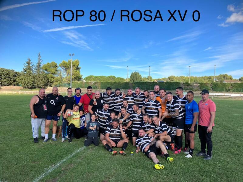 le rugby club planais gagné le derby contre le club St andiol 80 à 0