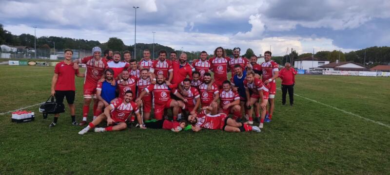victoire du Stade Langonnais contre Peyrehorade 34 à 12