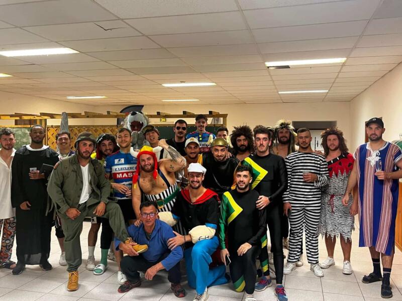 Soirée costumée après l'entraînement pour Limoux quillan ce vendredi soir