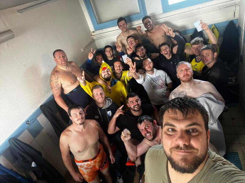Troisième match et troisième selfie victorieux pour le RAS Uzerche salon la tour rugby