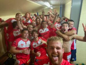 selfie de l’équipe 1 de GOURDON XV BOURIANE vainqueur de lauzerte