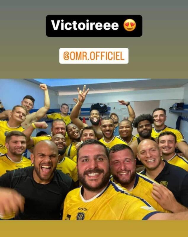 victoire de l’Olympique Marcquois Rugby à Macon NAT2