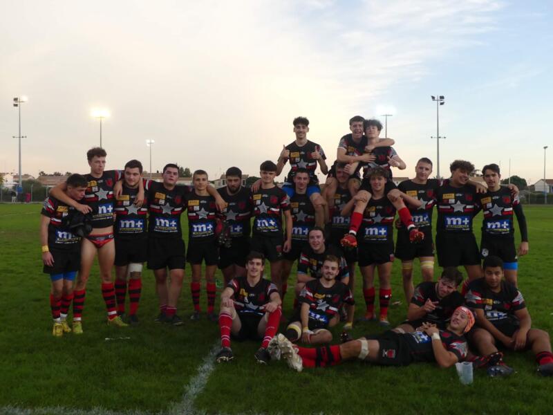 Les juniors du RC Cévenol vainqueurs 42 à 10 à Mauguio