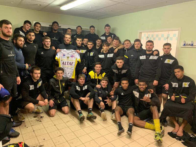 Les jeunes du Stade Montois pensent aussi à Mathias Dantin